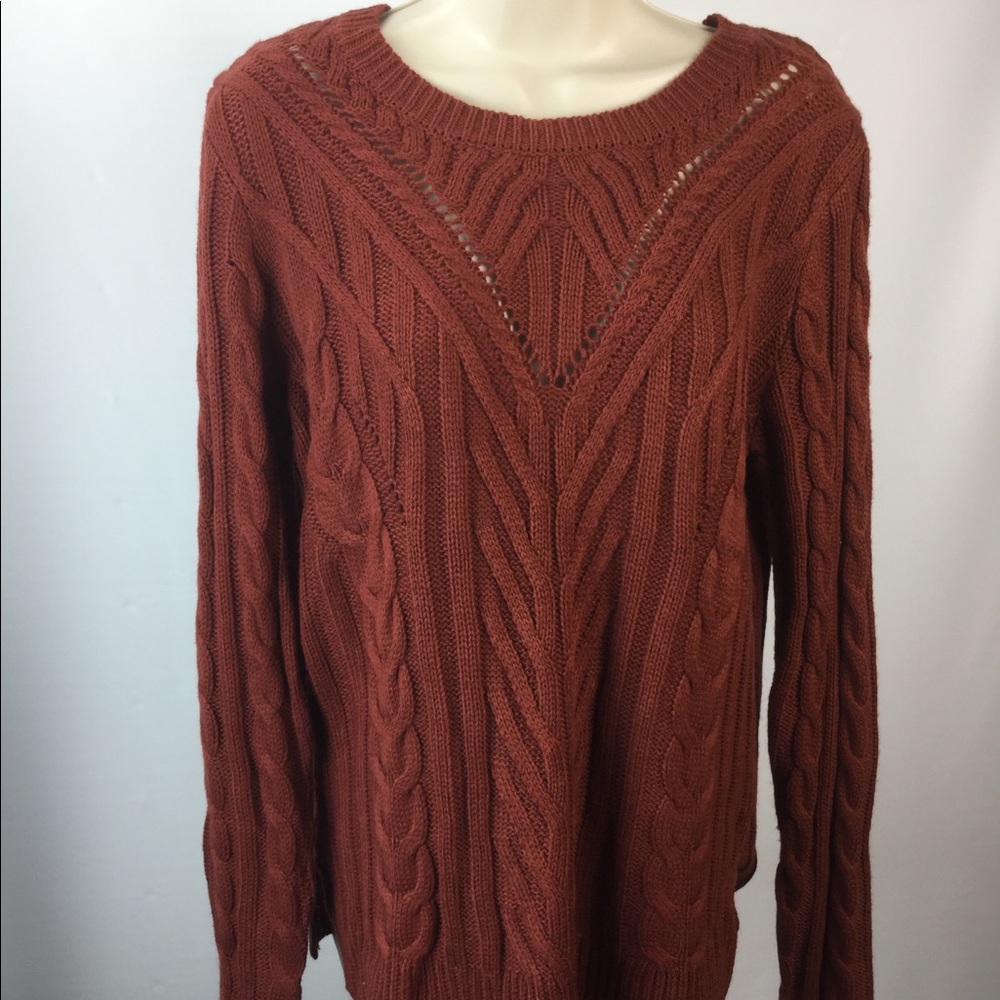 Hippie Rose Long Sleeve Pullover Size L
